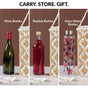 Organic Handwoven Bottle Holder Basket White