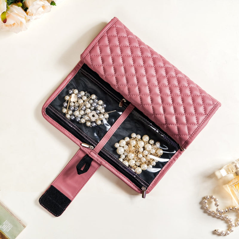 Foldable Jewellery Roll Organizer