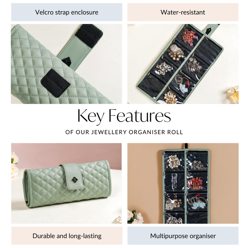 Portable Jewellery Organizer Roll