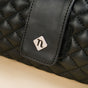 Black Quilted Jewellery Roll Organiser