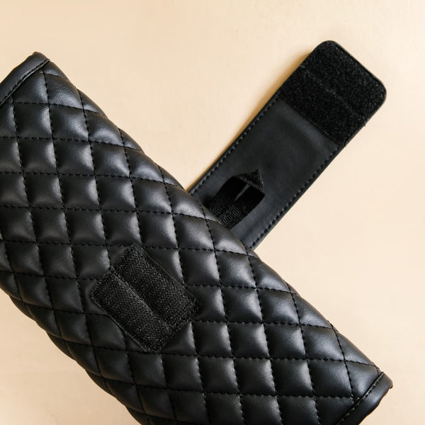 Black Quilted Jewellery Organiser