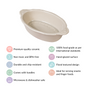 Beige Ceramic Bowl With Handle Set Of 4 200ml