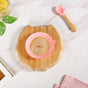 Owl Silicone Suction Divided Plate And Spoon Set For Kids