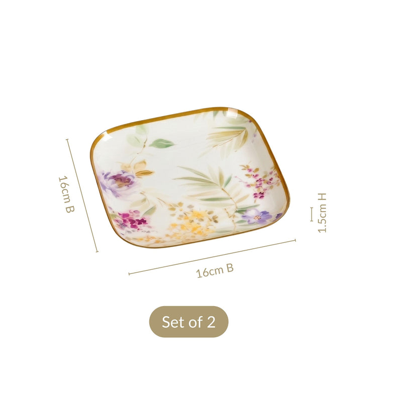 Florina Feast Platter Set Of 2 In Gift Box