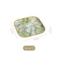 Pastel Tropic Leaf Platter Set Of 2 In Gift Box