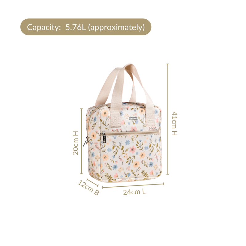 Charming Meadow Insulated Lunch Bag