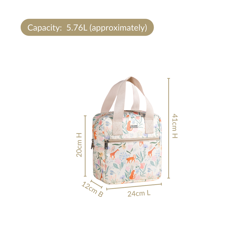 Tropical Safari Animal Print Lunch Bag