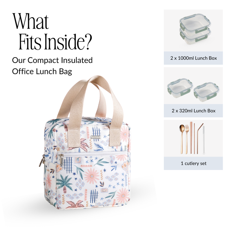 Compact Insulated Office Lunch Bag