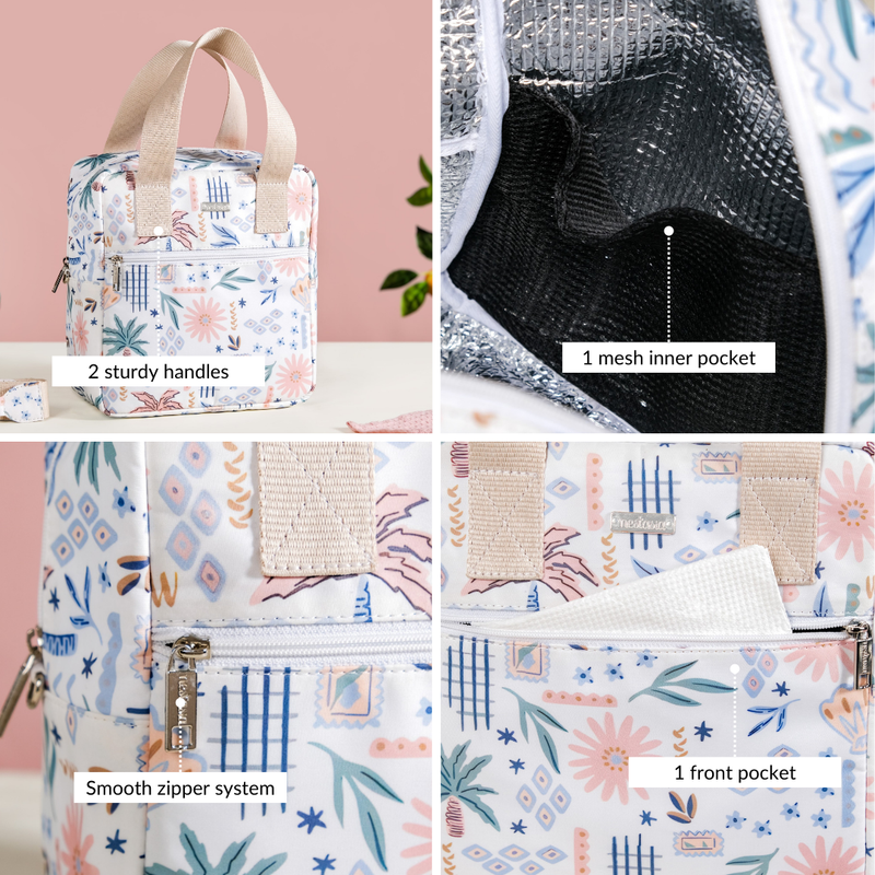 Charming Meadow Insulated Lunch Bag