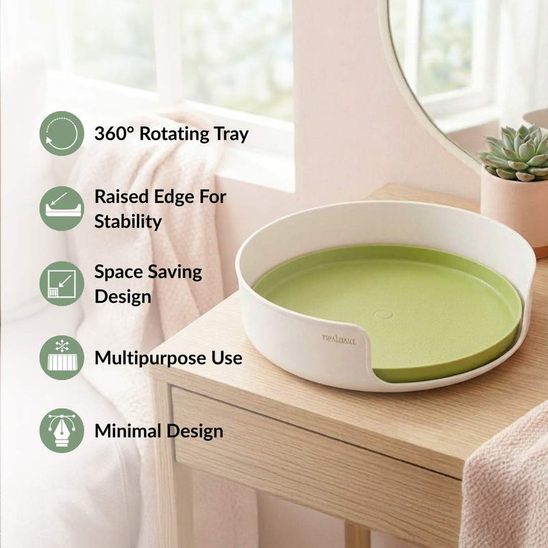 Multipurpose Rotating Organizer Tray