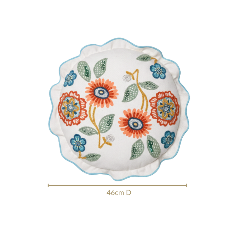 Bloom Era Artisanal Highlight Cotton Cushion Cover 46cm