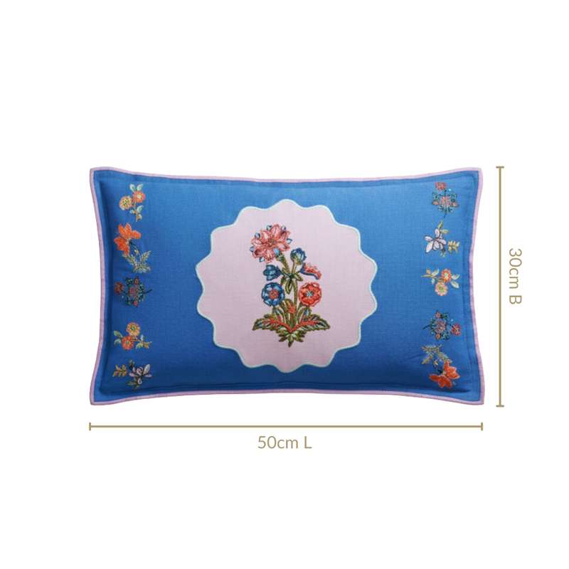 Bloom Era Bouquet Cotton Cushion Cover 50x30cm