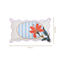 Bloom Era Hibiscus Cotton Cushion Cover 50x30cm