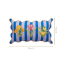 Bloom Era Striped Cotton Cushion Cover 50x30cm