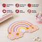 Rainbow Floor Mat For Kids 100x70cm