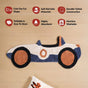 Sports Car Tufted Kids Rug 110x46cm