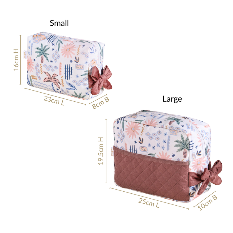 Topical Travel Toiletry Kit Bag Set Of 2