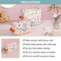 Floral Travel Toiletry Kit Bag Set Of 2
