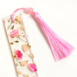 Garden Rose Resin Page Marker With Pink Tassel