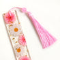 Wild Daisy Resin Bookmark With Pink Tassel