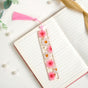 Wild Daisy Resin Bookmark With Pink Tassel