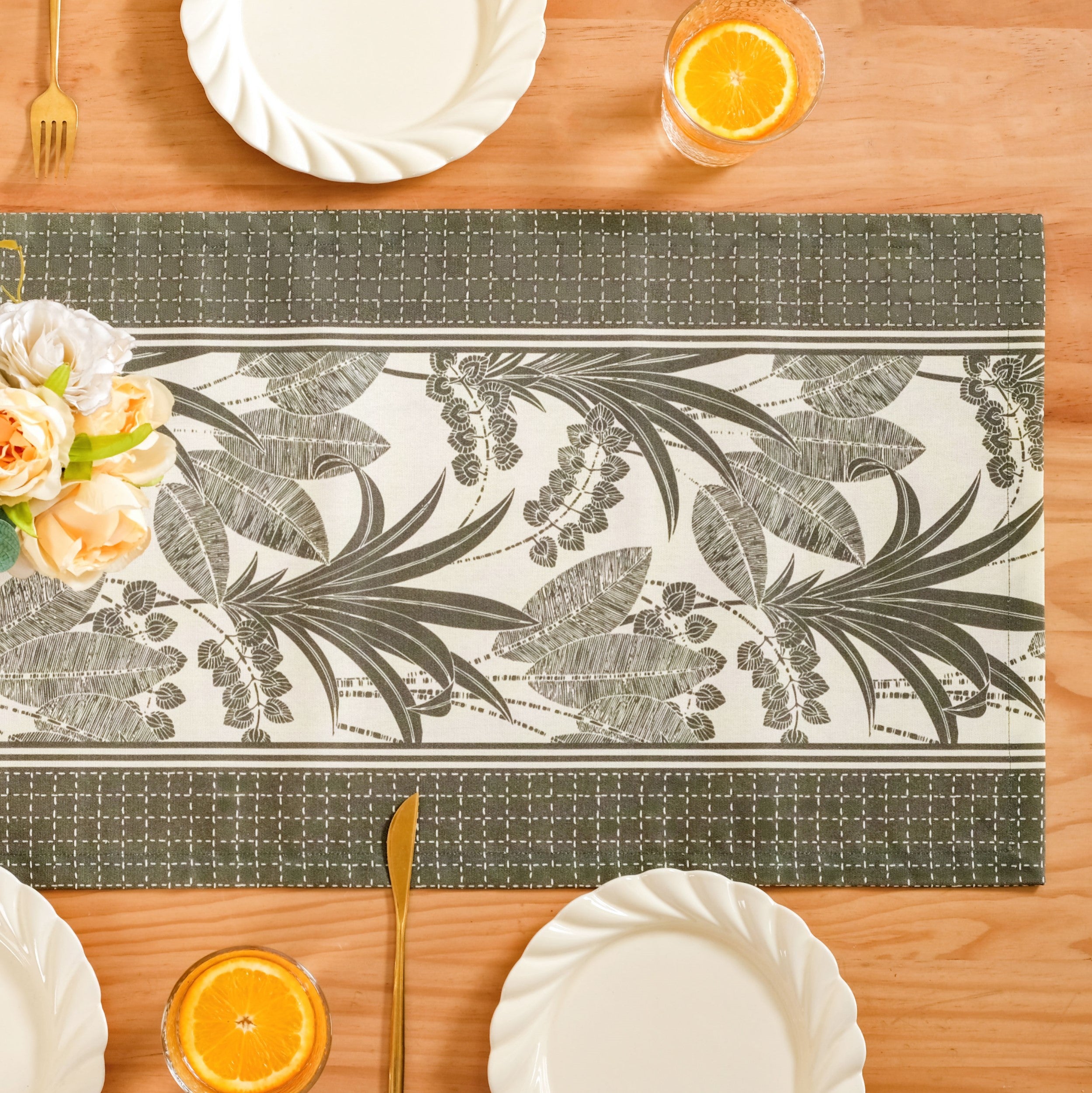 Palm Grove 6 Seater Runner 185x35cm