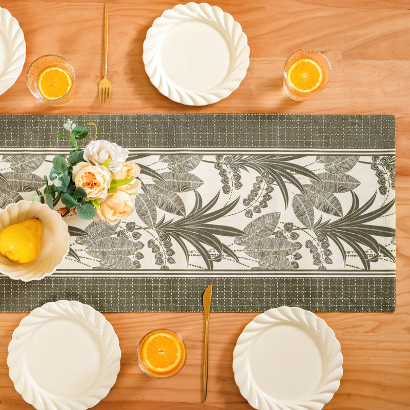 Palm Grove Water Resistant 8 Seater Runner 264x35cm