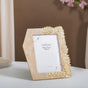 Fern Designer Photo Frame Gold 9"x7.5"- Fern Designer Photo Frame, Gold Photo Frame, Decorative Fern Frame, Elegant Gold Frame, Fern Wall Frame