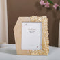 Fern Designer Photo Frame Gold 9"x7.5"- Fern Designer Photo Frame, Gold Photo Frame, Decorative Fern Frame, Elegant Gold Frame, Fern Wall Frame