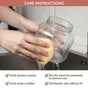 Panelled Jar With Lid Set Of 4 1000ml