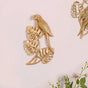 Parrot Wall Decor Gold