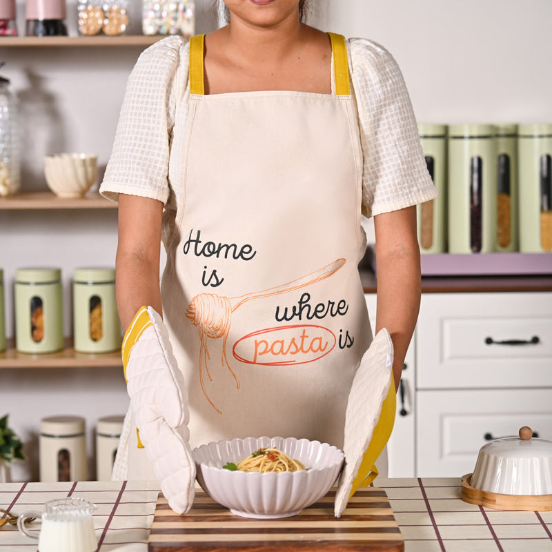 Pasta Lover Apron Mitten And Pot Holder Set Of 3