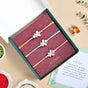 Pastel Butterfly Trio Rakhi Gift Set