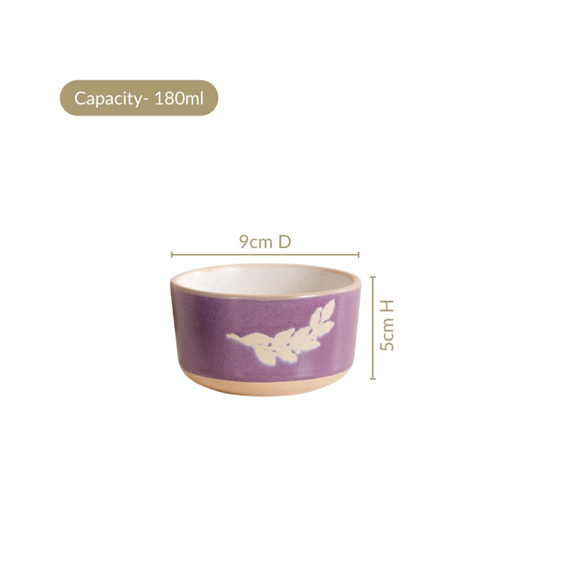 Pastel Hues Snack  Bowl Set Of 4 180ml