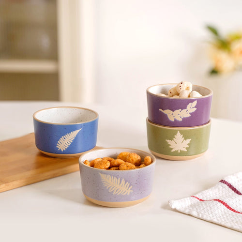 Pastel Hues Snack  Bowl Set Of 4 180ml