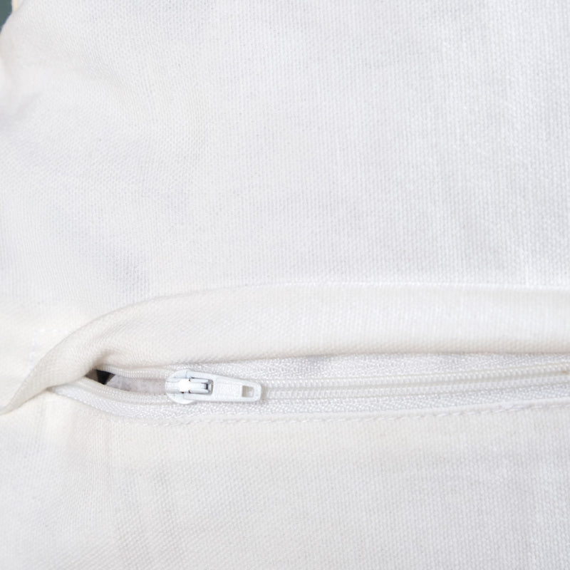 Pastel Petals Embroidered Cotton Cushion Cover 45cm