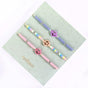 Set Of 3 Peace Symbol Colourful Bracelet