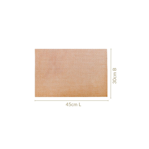 Woven Peach Placemat Set Of 6