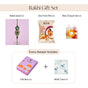 Peacock Kundan Rakhi Gift Set