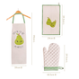 PearFect Apron Mitten And Hand Towel Set Of 3