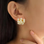 Pearl Cluster Stud Earrings