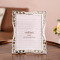 Pearl Filigree Photo Frame Large 6x8"