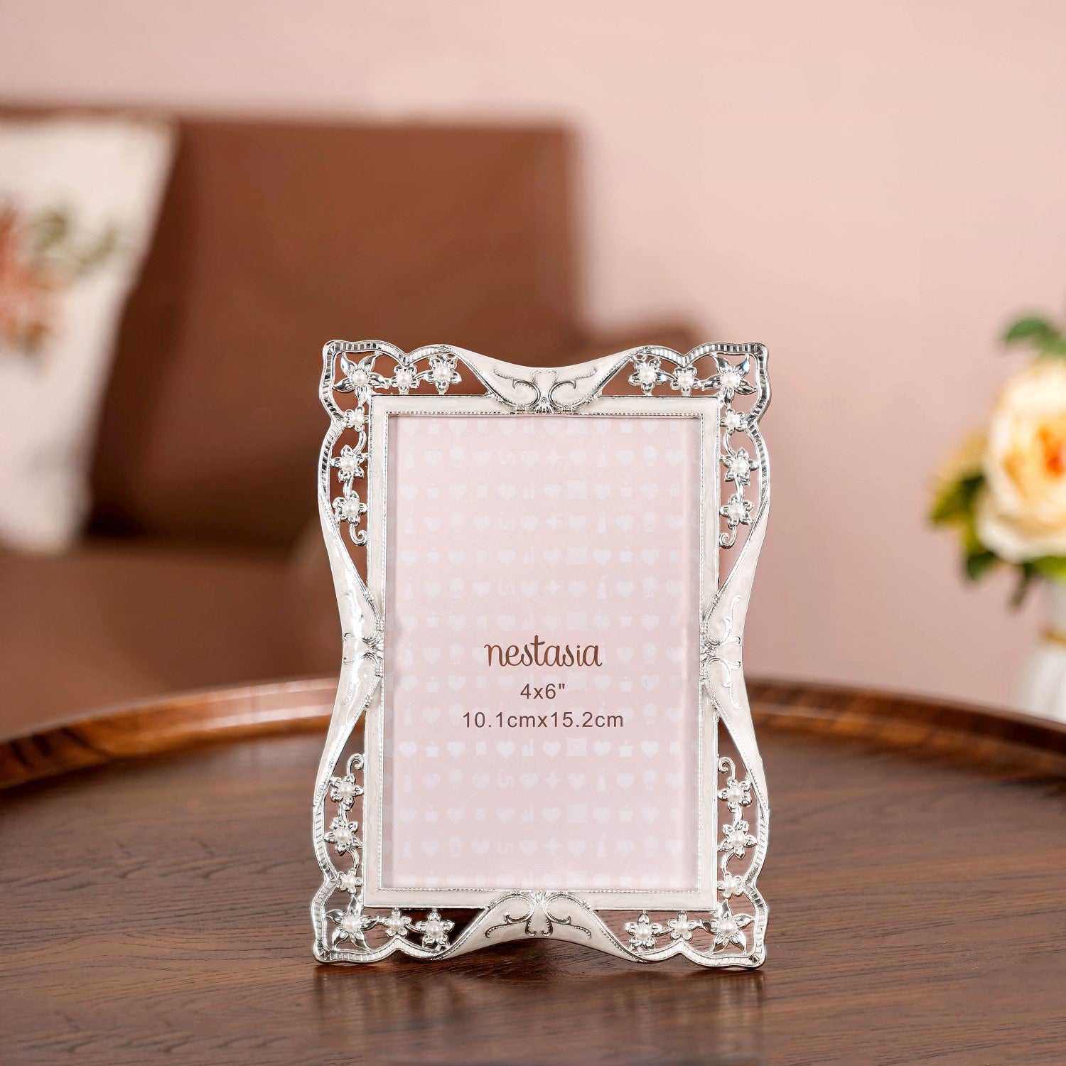 Pearl Cutwork Photo Frame Small 10x15cm