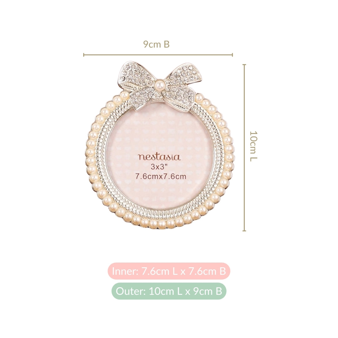 Pearl Photo Frame Small 8x8cm Online - Premium Photo Frame | Nestasia