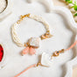Pearl Tide Rakhi And Bracelet Gift Set
