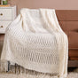 Pearl White Couch Throw