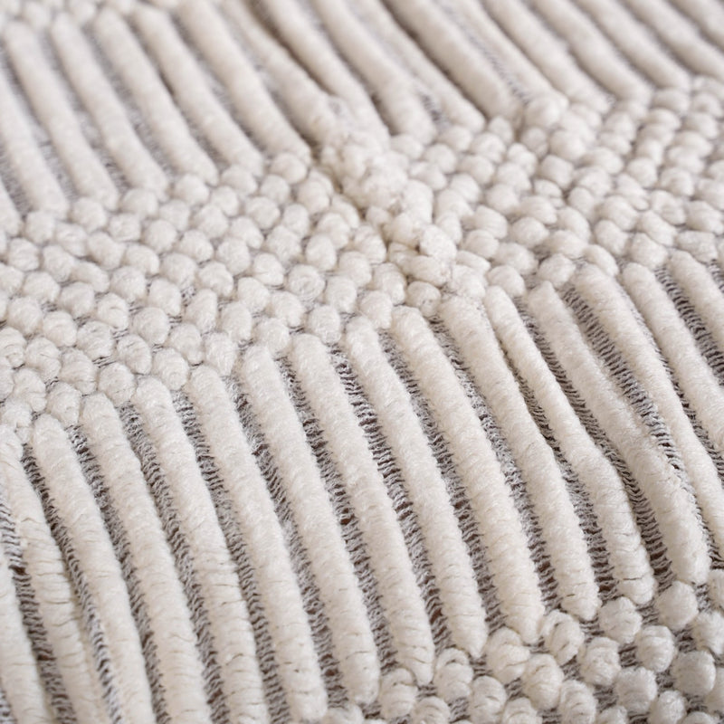 Pearl White Couch Throw