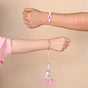 Pearls of Love Rakhi-Lumba Set