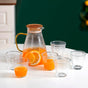 Pebble Design Jug And Glass Set Of 7