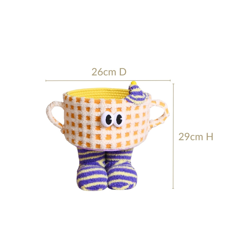 Peek-a-Boo Plush Storage Buddy